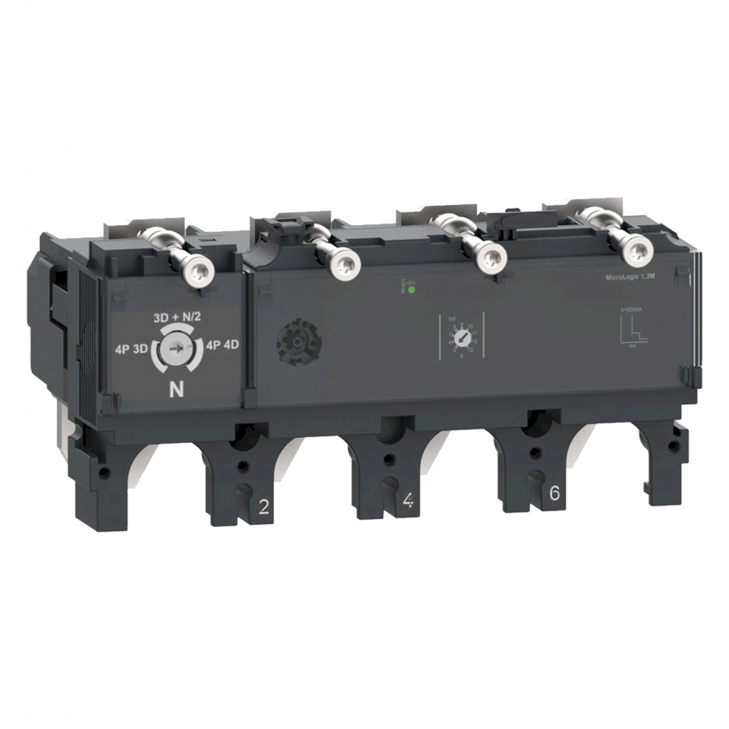 Relé Compact NSX(100 a 250) Unidad de Disparo Electrónica Regulable Hasta 690VCA 400A Schneider Electric