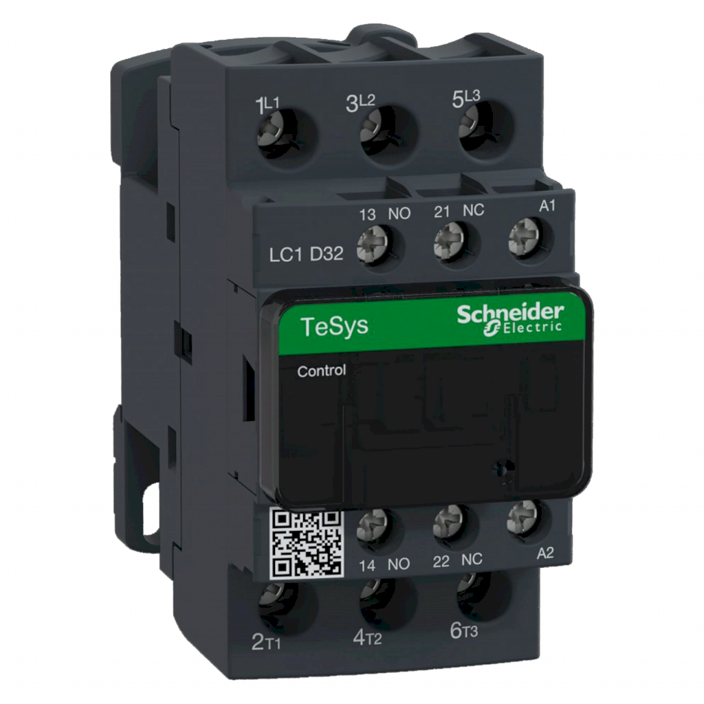 Contactor LC1D 3P 32A 690VCA 15kW 3NA Schneider Electric
