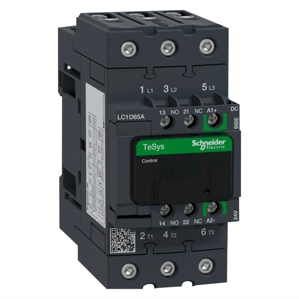 Contactor LC1D 3P 65A 690VCA 30kW Schneider Electric