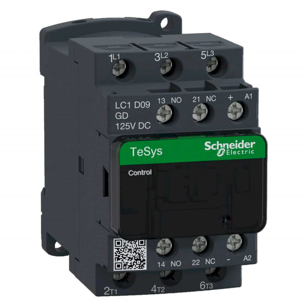 Contactor LC1D 3P 9A 690VCA 4kW 3NA Schneider Electric