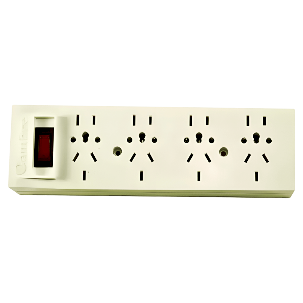 Zapatilla 4 Tomas Multinorma 10A S/Cable Blanca Cambre