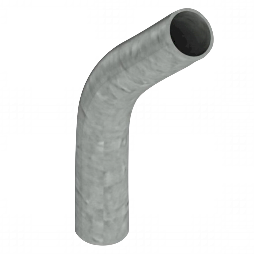 [25716] Curva Galvanizada 3/4" 20mm Eléctrica 45° Daisa