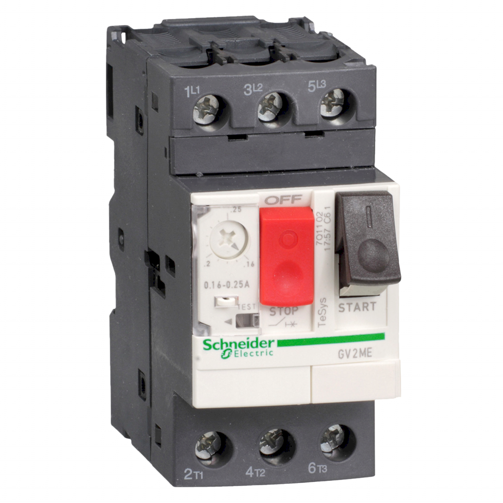[21041] Guardamotor Magnetotérmico GV2 3P 0,25-0,40A 100KA Schneider Electric