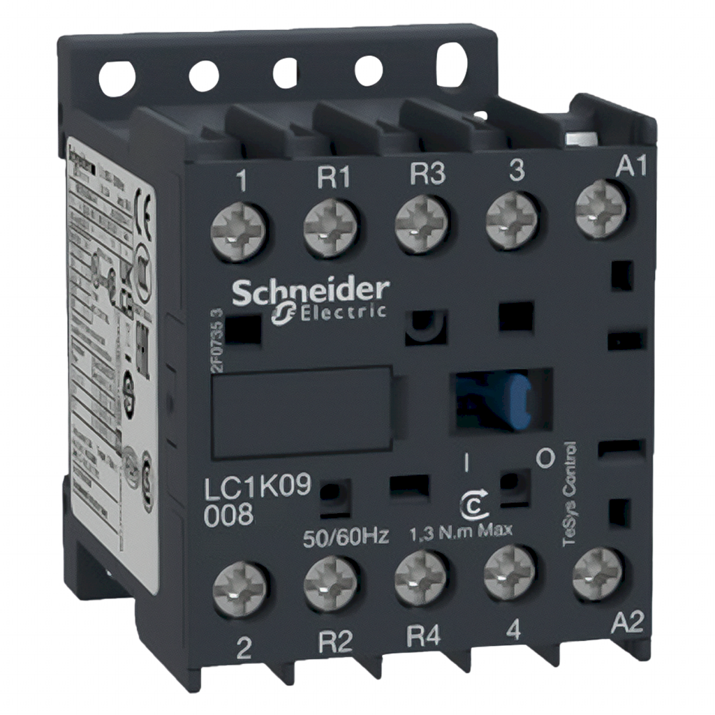 Mini Contactor LC1K 4P 9A 690VCA 0,75kW 2NA+2NC Schneider Electric