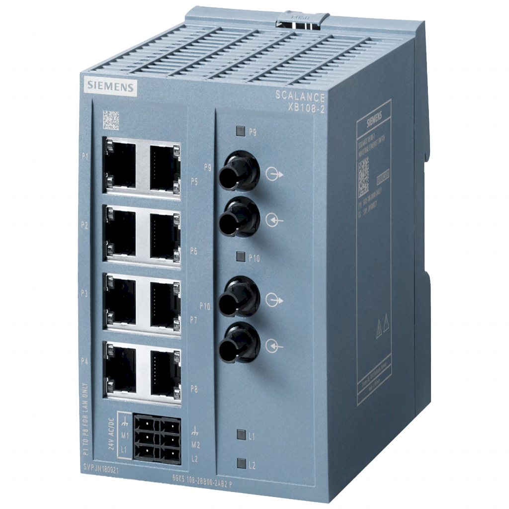[37338] Switch Scalance XB108-2 8XRJ45/2Xfo Bfoc Multi No Adm Siemens
