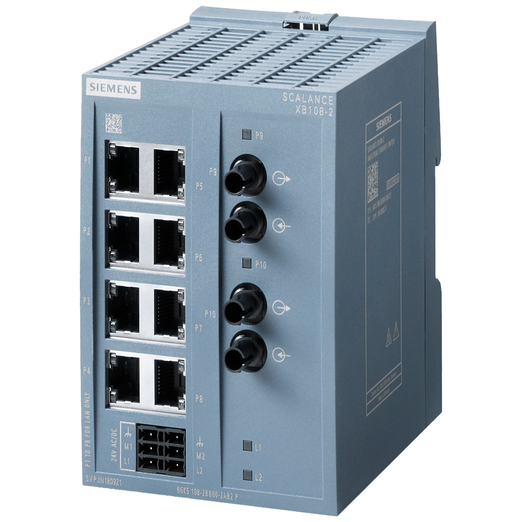 [37338] Switch Scalance XB108-2 8XRJ45/2Xfo Bfoc Multi No Adm Siemens